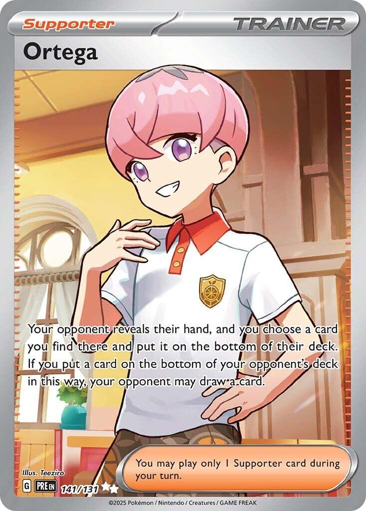 Ortega 141/131 prismatic evolutions: Single pokemon card