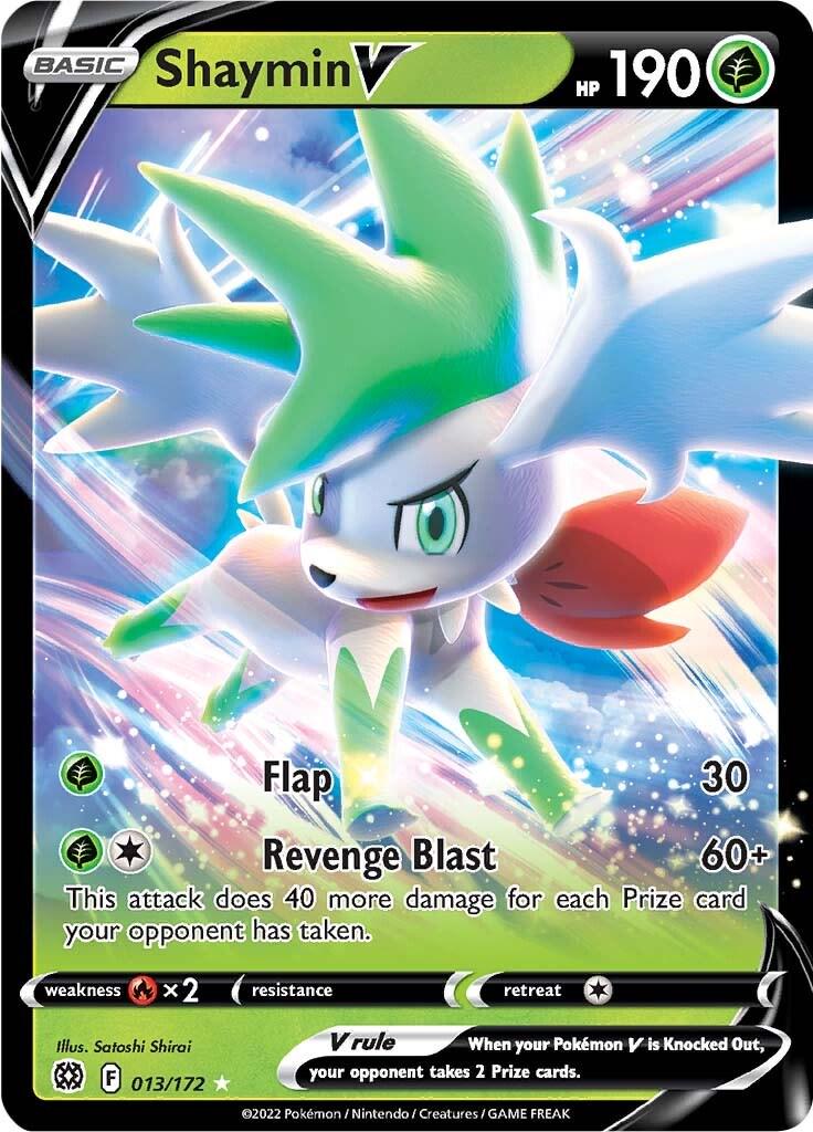 Shaymin v 013/172 brilliant stars: Single card