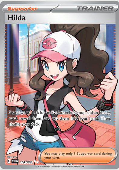 Hilda 164/086 White flare: Single Pokemon card
