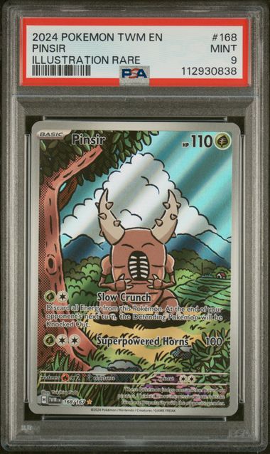 Pinsir 168/167 Twilight Masquerade PSA 9