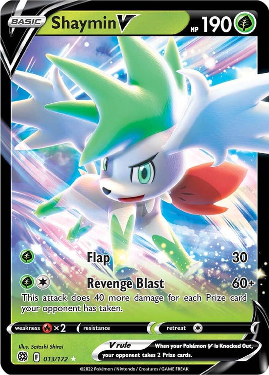Shaymin v 013/172 brilliant stars: Single card