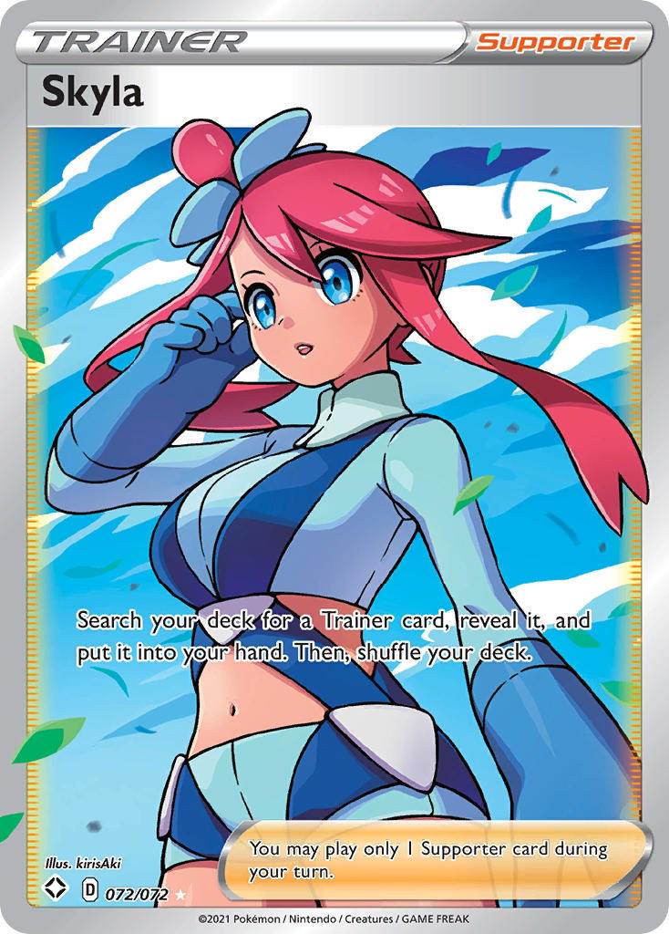 Skyla 072/072 shinning fates: Single pokemon card