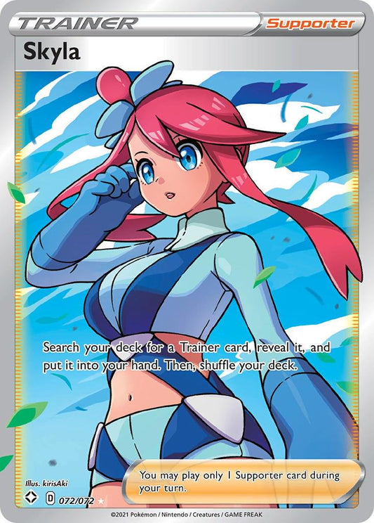 Skyla 072/072 shinning fates: Single pokemon card
